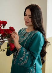 MB 53-Dhanak 2 Piece Unstitched Heavy Embroidered Suit