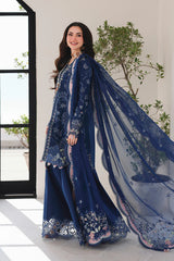3 Piece - Unstitched Embroidered Lawn Fabric QL-2815