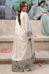 3 Piece - Unstitched Luxury Embroidered Lawn Fabric MR-2730