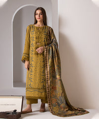 3 Piece - Unstitched Fully Embroided Lawn Fabric SN-59