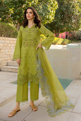 3 Piece - Unstitched Chicken Kari Embroidered Suit RR-2780
