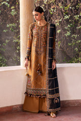 JZ 2920-Dhanak Fabric 3 Piece Unstitched (Dhanak Embroidered Shawl)