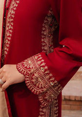 3 Piece- Unstitched Fully Embroided Dhanak Fabric ZK-970