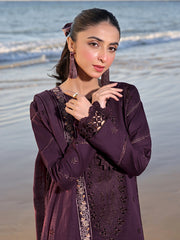 3 Piece - Unstitched Fully Embroided Dhanak Fabric IZ-813