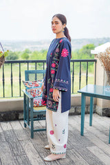 2 Piece - Unstitched Embroidered Lawn Fabric MB-70