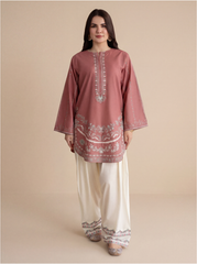 MB 50-Dhanak 2 Piece Unstitched Heavy Embroidered Suit