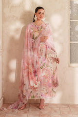 3 Piece - Unstitched Digital Printed lawn Fabric BQ-208