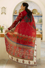3 Piece - Unstitched Fully Embroided Dhanak Fabric ZS-55