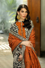 3 Piece - Unstitched Digital Printed Lawn Fabric With Lawn Dupatta ZC-428