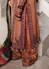 3 Piece - Unstitched Fully Embroidered Dhanak Fabric AJ-975