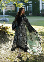 3 Piece - Unstitched Printed Lawn Fabric EL-204