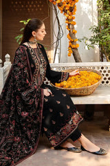 3 Piece - Unstitched Fully Embroided Dhanak Fabric RM-650