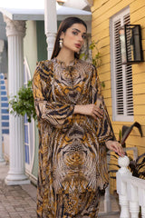 3 Piece - Unstitched Digital Printed Lawn Fabric With Poly Lawn Dupatta AF-CH-409